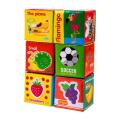 Bocioland Gryzak Miękkie Klocki Edukacyjne 3m+ 6szt 0151