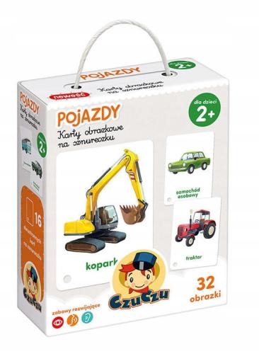 Czuczu Karty Obrazkowe Na Sznureczku Pojazdy 2+ 2152