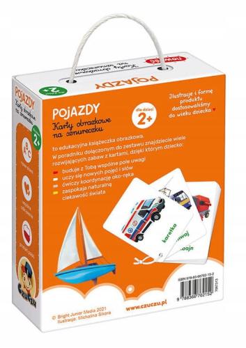 Czuczu Karty Obrazkowe Na Sznureczku Pojazdy 2+ 2152