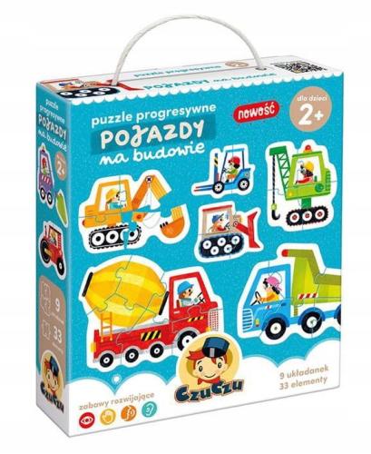 Czuczu Puzzle Progresywne Pojazdy na Budowie 2+ 1842