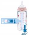 NUK BUTELKA ANTYKOLKOWA Z CZUJNIKIEM CIEPŁA 300ml 0m+ RÓŻOWA