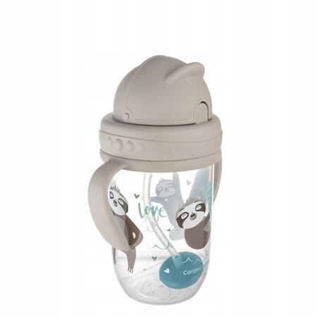 CANPOL Kubek Niekapek 270ml Ezotic Animals 56/606 Szary