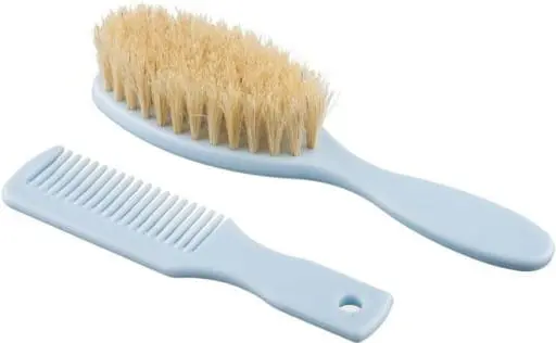 Akuku Szczotka Z Naturalnego Włosia + Grzebień Różowa 0457