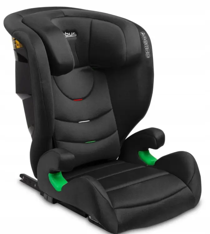 Caretero Fotelik Samochodowy Nimbus 4-12 Lat 100-150cm Czarny