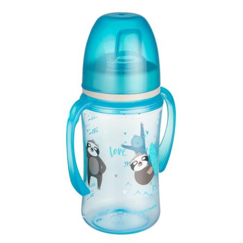 CANPOL Kubek Treningowy  Silikon 240ml 35/208 Niebieski