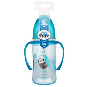 CANPOL Kubek Treningowy  Silikon 240ml 35/208 Niebieski