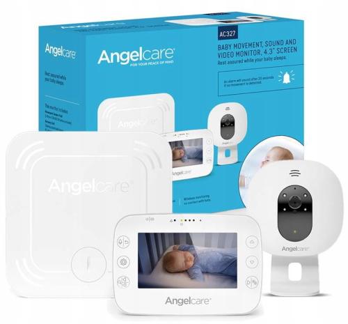 Angelcare Niania Elektroniczna Z Kamerą Video i Czujnikiem Ruchu AC327