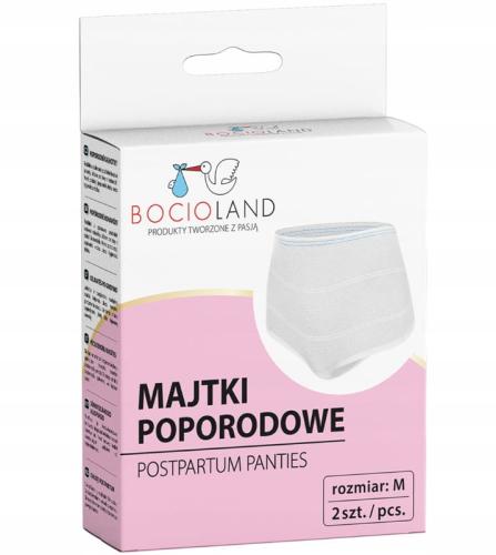 Bocioland Majtki Poporodowe Siateczkowe 2szt M 0267