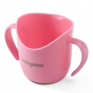 BabyOno Ergonomiczny Kubek Treningowy FLOW Różowy 1463/04