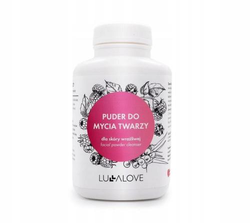 LULLALOVE Puder Do Mycia Twarzy Malinowy 75 g
