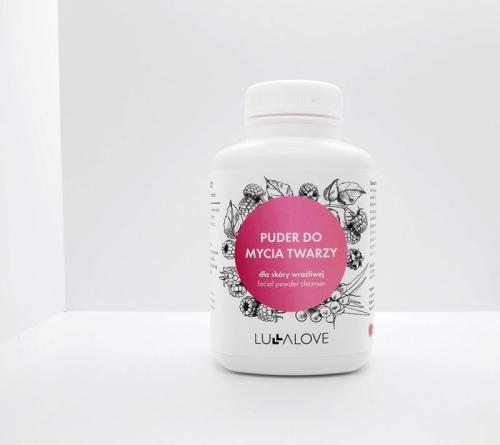 LULLALOVE Puder Do Mycia Twarzy Malinowy 75 g