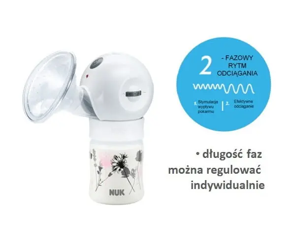 Nuk Dwufazowy Laktator Elektryczny Luna Odciągacz Pokarmu 252096