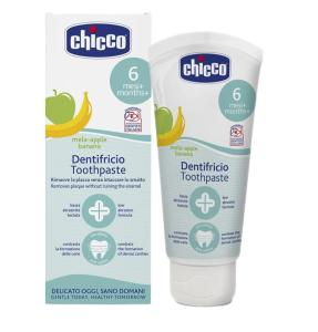 Chicco Pasta Do Zębów Bez Fluoru O Smaku Jabłko - Banan 50ml 6m+ 3637