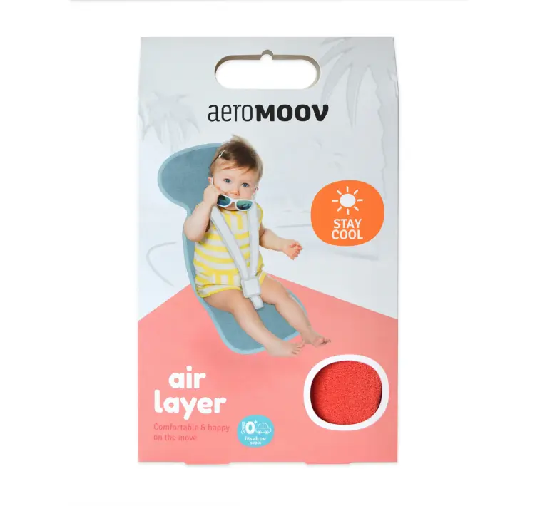 AeroSleep Wkładka Antypotowa AeroMoov Do Fotelików Gr. 0 Antracytowa (0-13kg)