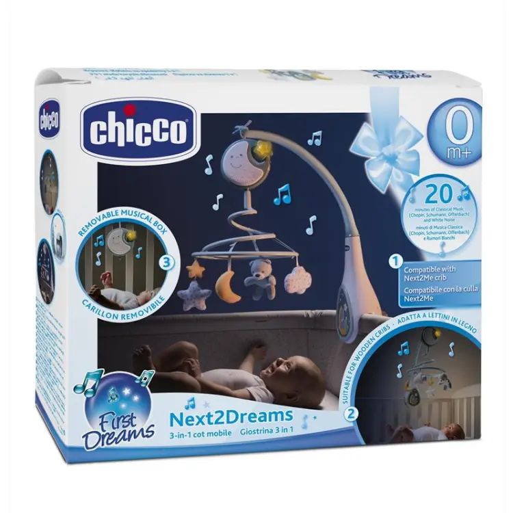 Chicco Karuzela Do Łóżeczka Next2Dreams First Dreams Niebieska 9772