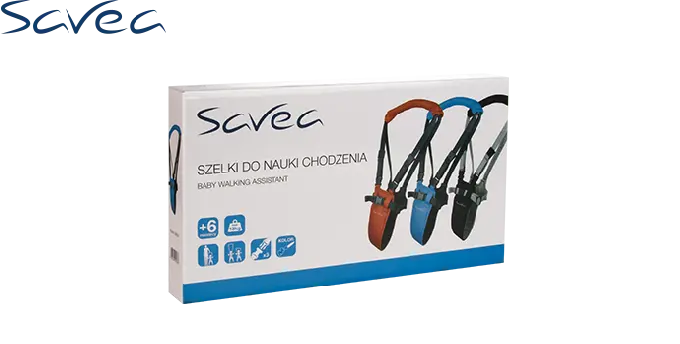 Savea Szelki Do Nauki Chodzenia Czarne