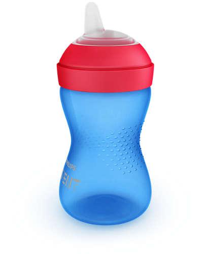 Avent Kubek Niekapek z Miękkim Ustnikiem 300ml 9m+ Niebieski 802/01