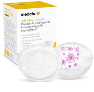 Medela Jednorazowe Wkładki Laktacyjne Ultracienkie 30szt Biały 7036