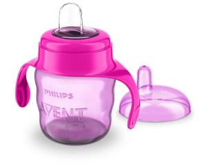 Philips Avent Kubek Niekapek Classic 6m+ 200 ml Różowy 551/03
