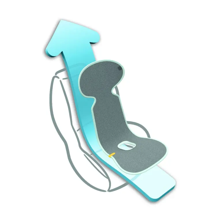 AeroSleep Wkładka Antypotowa AeroMoov Do Fotelików Gr. 0 Miętowa (0-13kg)