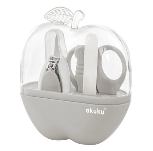 Akuku Zestaw Kosmetyczny Apple Case Szary 0473