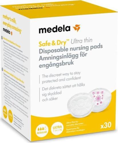 Medela Jednorazowe Wkładki Laktacyjne Ultracienkie 30szt Biały 7036