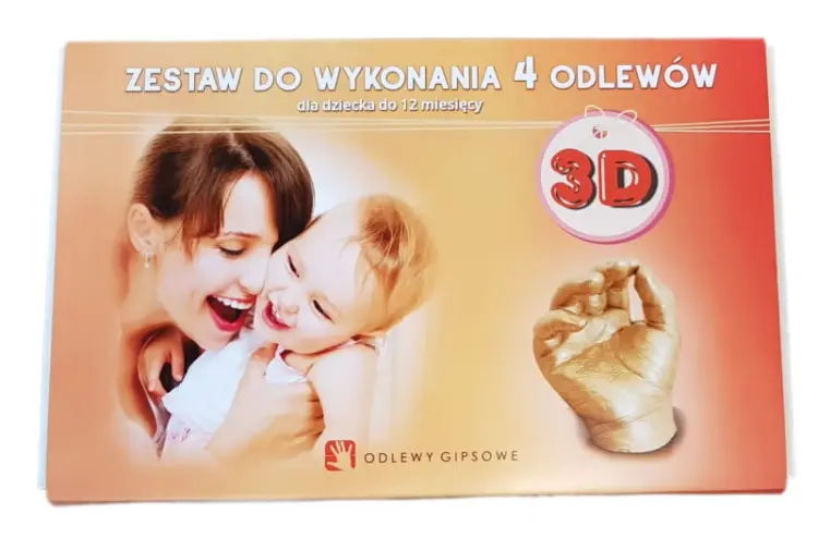 Ramy Czasu Odcisk Odlew 3D Zestaw Do Wykonania 4x Odlewów