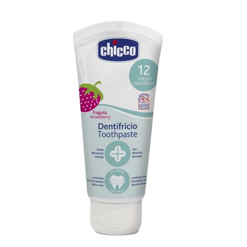 Chicco Pasta Do Zębów Bez Fluoru O Smaku Truskawkowym 50ml 12m+ 3651