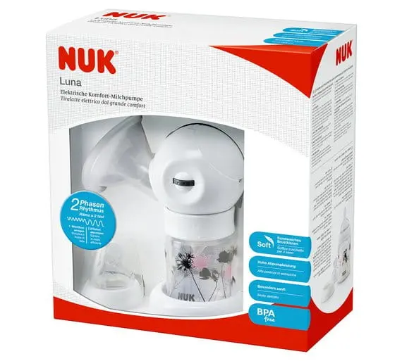 Nuk Dwufazowy Laktator Elektryczny Luna Odciągacz Pokarmu 252096